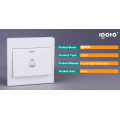 Igoto British Standard D2091 Electrical Push Button Door Bell Wall Switch